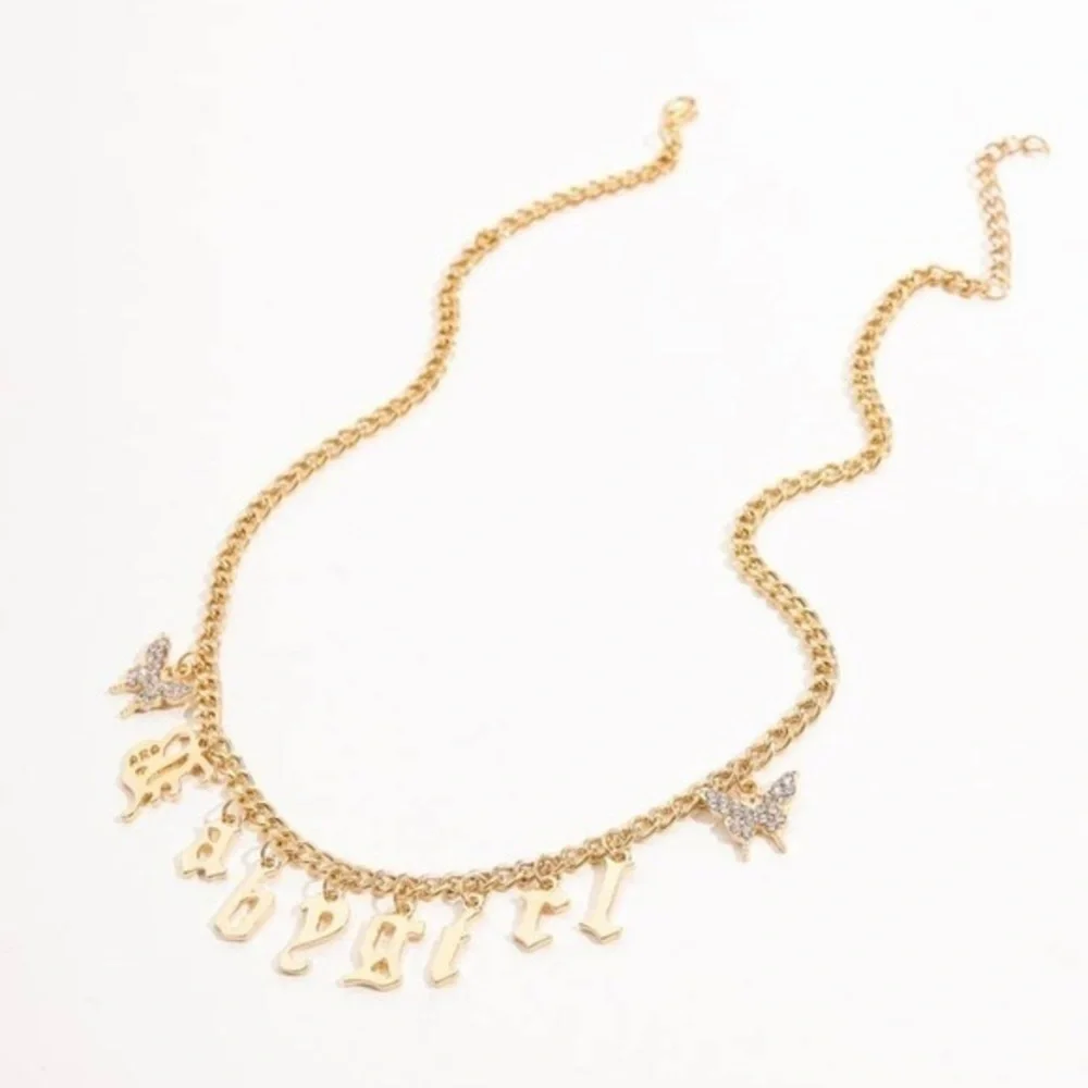 3/$30 💛 Babygirl Butterfly Charm Necklace